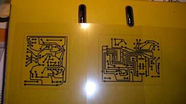Acetatos com os desenhos do seguidor solar (azimute/zénite) e para o controlador de baixa tensão de bateria com efeito histerese. Vamos a ver se fuincionam