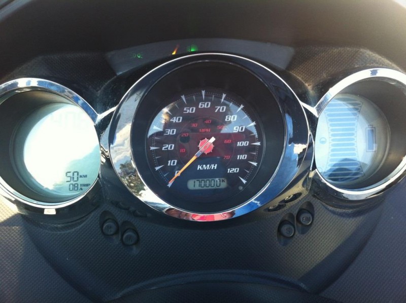 momento da passagem dos 17.000kms