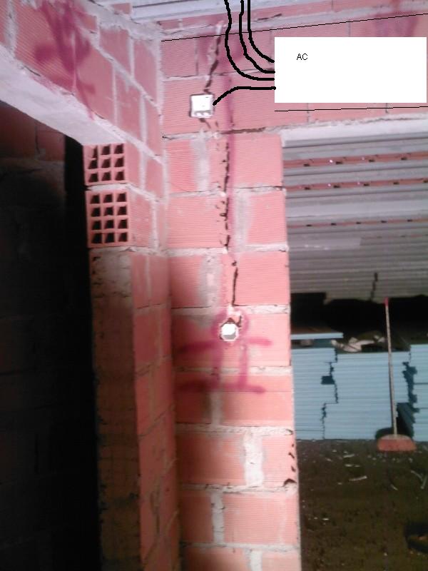 Localização da unidade interior