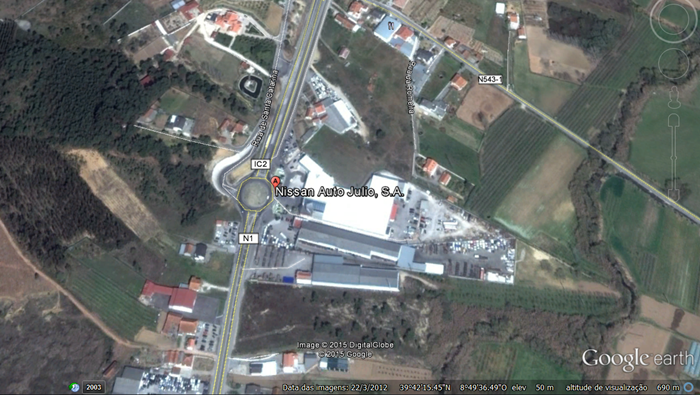 Auto Julio Leiria CHAdeMO N39º42´15,56 W8º49´39,90