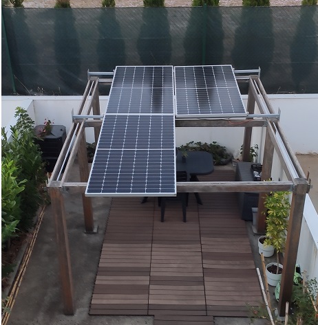 Pergola - visao superior