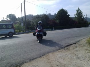 E bike ao chegar a Pombal pra carregar