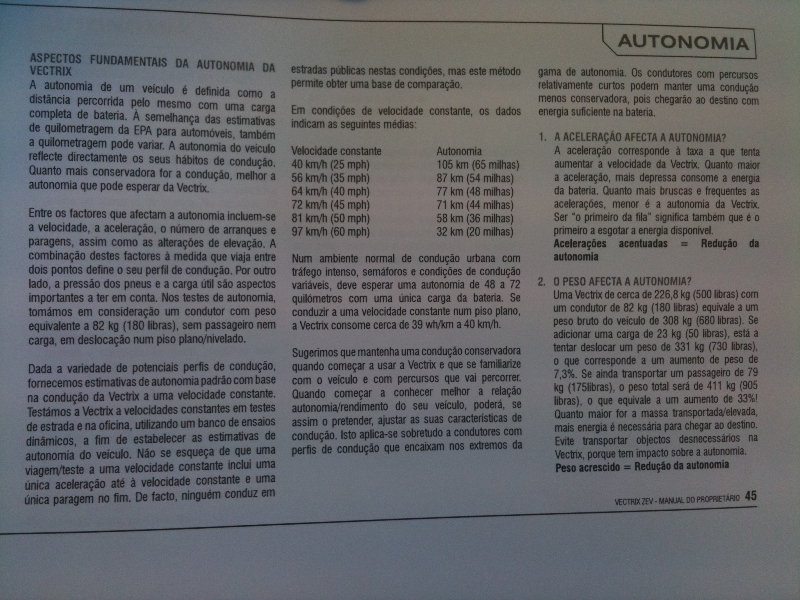 Autonomia NiMH