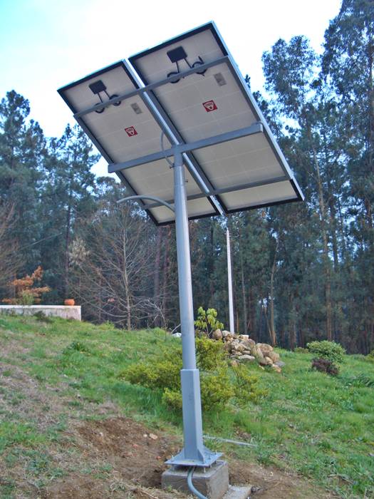 Estrutura de 2 eixos para stand-alone