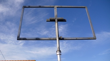 Teste do suporte dos paineis